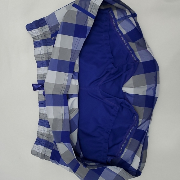 Lululemon leader of the track skirt size 8 purple - Picture 3 of 9